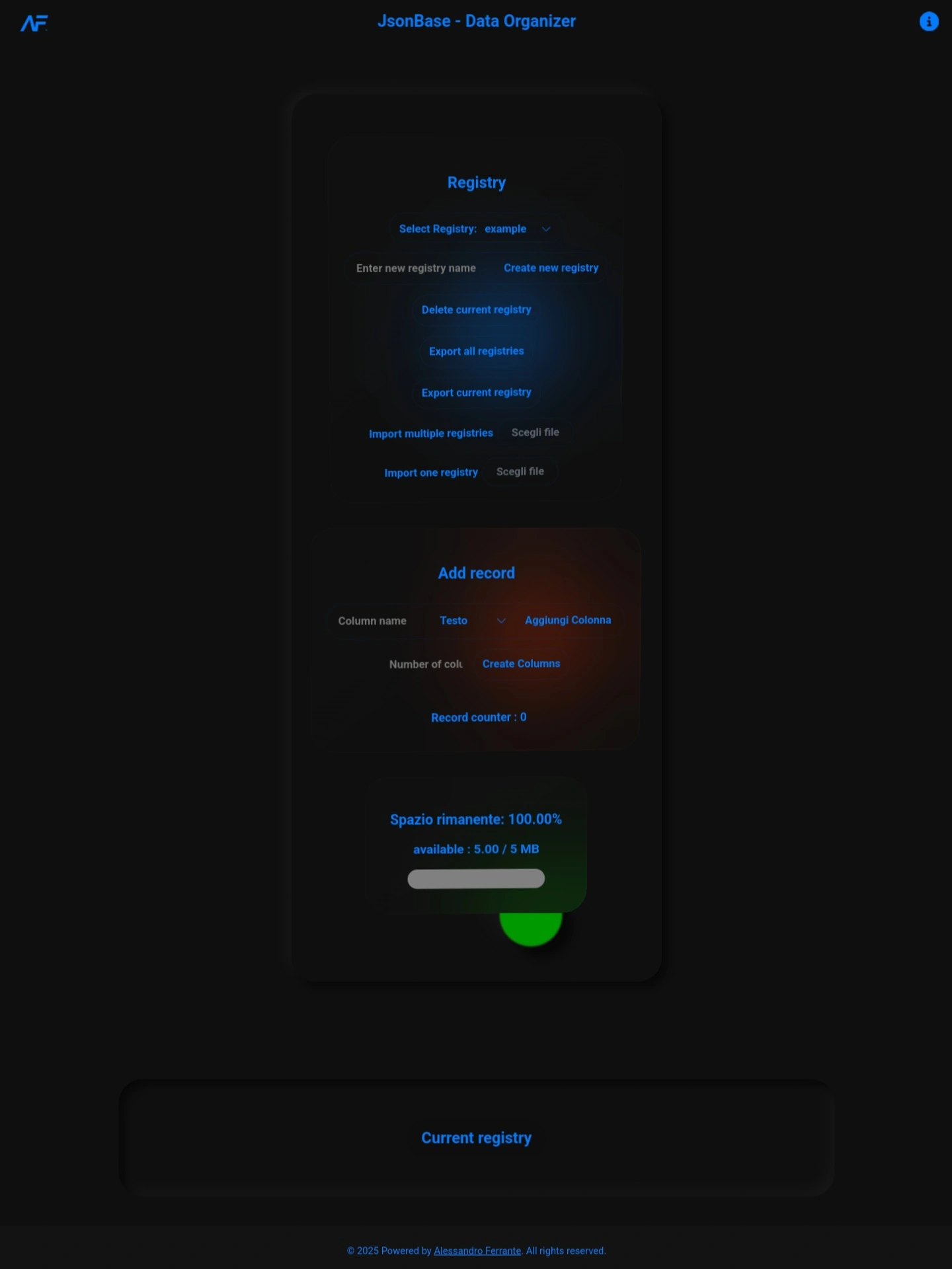 JsonBase-DataOrganizer